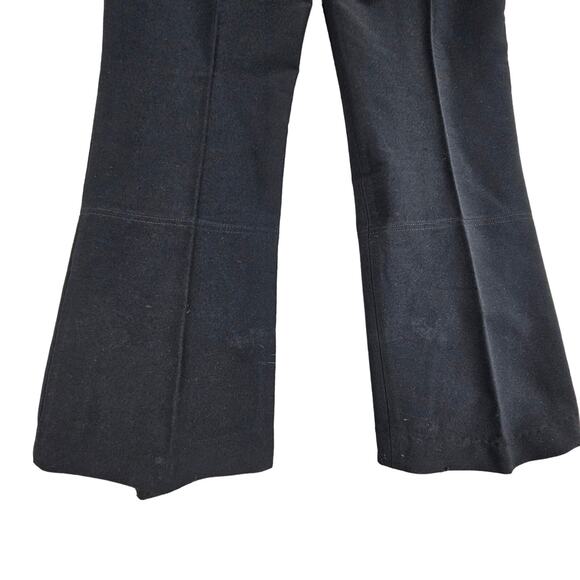 VINTAGE Skitique Ski Pants Snow Sports Wool Blend Black Mens Size 38L Japan - Picture 5 of 11